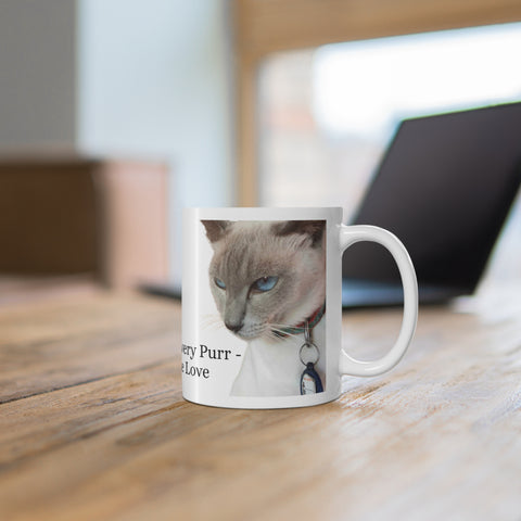 Elegance in Every Purr - Tonkinese Love Ceramic Coffee Cups, 11oz