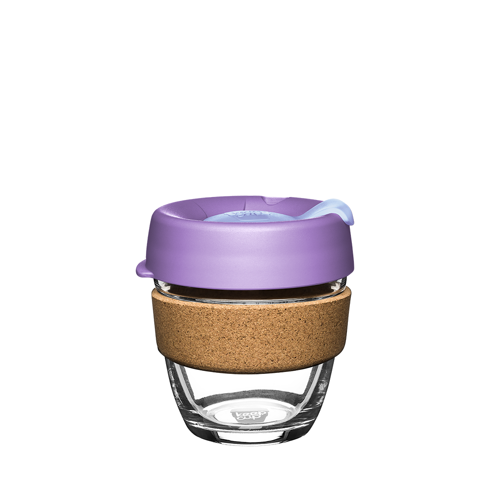 KeepCup Brew Cork - Herbruikbare Koffie Cup Gehard Glas en KeepCup Brew Cork - Herbruikbare Koffie Cup Gehard Glas en
