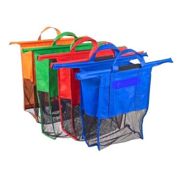 Set of 4 Reusable Shopping Bags